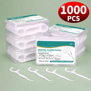 1000/600/300/150PCS - 초극세 치실 스틱 - 치아 사이의 틈을 한 조각으로 청소 - 구강 관리 도구