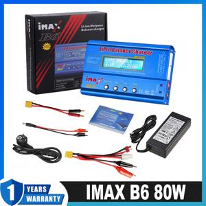 IMAX B6 80W 배터리 충전기 Lipo NiMh 리튬 이온 Ni-Cd 디지털 Lipro 밸런스 충전기 방전기 AC 전원 15V 6A 어댑터 Rc 자동차