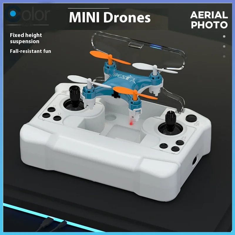 Hc702 미니 접이식 저장 항공기 미니 드론 원격 제어 비행기 어린이 장난감 미니 비행기 고정 높이 Quadcopter