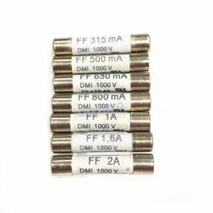 2Pcs 6.3x32mm 도자기 퓨즈 DMI 1000V FF315mA FF400mA FF500mA FF630mA FF800mA FF1A FF1.6A FF2A FF 10A ~ 20A 디지털 멀티 미터 용