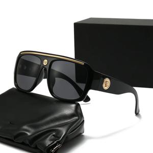 2025 트렌디 한 신사복 선글라스 두꺼운 프레임 패션 하이 센스 Catwalk 선글라스 빅 프레임 Cool Boy Sun Glasses