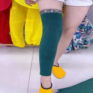 노인을위한 새로운 두꺼운 따뜻한 인쇄 무릎 패드 가을 겨울 스포츠 피트니스 안티 슬립 무릎 지원 관절 보호