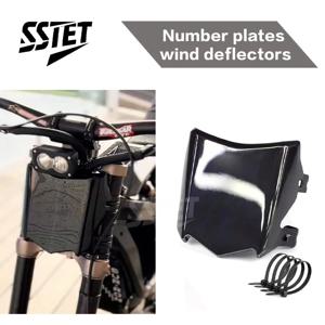 라이트 비 X 개조 플라스틱 전면 번호판 커버 SUR 피트 더트 바이크 서론 오토바이 액세서리