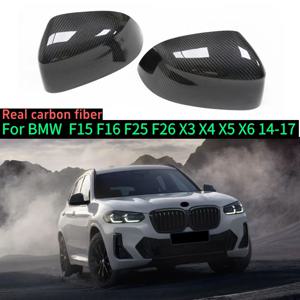BMW X3 X4 X5 X6 X7 F15 F16 F25 F26용 OME 리얼 카본 파이버 교체형 사이드미러 개조 14-17