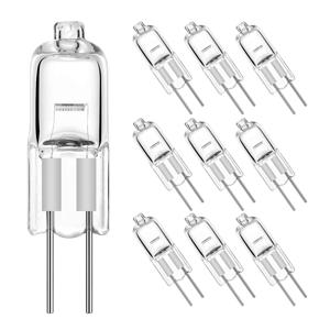 10pcs G4 할로겐 전구 12V 5W 10W 20W 35W 50W G4 할로겐 전구 라이트 글로브 많은 JC 바이핀 LED 램프 따뜻한 흰색 LED 램프 교체