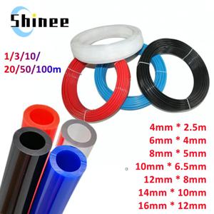 1 3 10 미터 8mm 6mm 4mm 10mm 공기 호스 공압 튜브 파이프 PU 호스 12mm 14mm 압축기 폴리우레탄 튜브 8x5mm 6x4 12x8