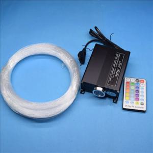 LED 조명 엔진 110V~265V 입력 16W RGB LED 광섬유 조명(자동차 홈 스타 별이 빛나는 하늘용 광섬유 케이블 포함)