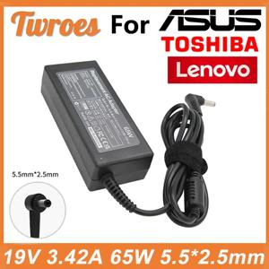 Asus X401A X550C A450C Y481 X501LA X551C V85 A52F X555/TOSHIBA/GATEWAY 용 19V 3.42A 5.5x2.5mm 65W AC 노트북 어댑터 충전기