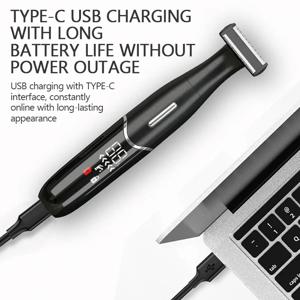 친밀한 부위 이발 정밀 면도기 남성 비키니 라인 민감한 면도기 공 계란 음모 면도 트리머 얼굴 수염 깎기