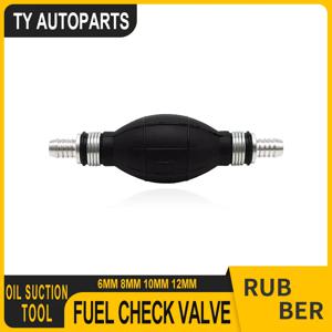 1PC 6mm/8mm/10mm/12mm 연료 펌프 고무 알루미늄 핸드 연료 펌프 라인 핸드 프라이머 전구 자동차 보트 해양 선외기 용 모든 연료