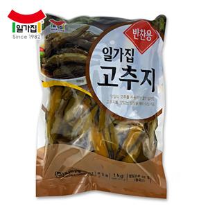 일가집 고추지 1kg 삭힌 고추장아찌 반찬 동치미