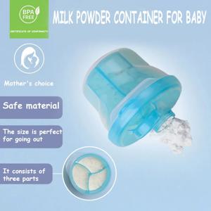 3 구획 분할 휴대용 포뮬러 디스펜서 BPA 무료 식품 용기 베이비 푸드 주최자 여행 휴대용