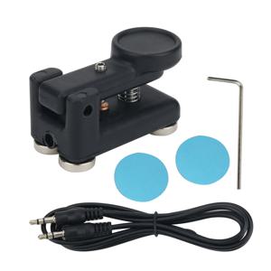 휴대용 수동 전기 키 단파 라디오 CW 모스 베이스 마그네틱 QU-4525, 전기 장비 용품, 1 세트, 40x30x20mm