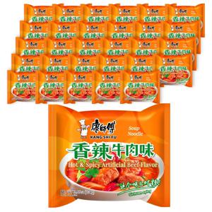 [공식수입인증정품] 캉스푸 향라우육향 중국식품 봉지라면 104g, 30개, 1박스