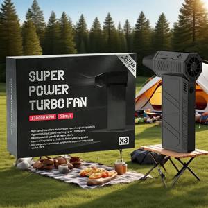 강력 터보 팬 X3 전기 에어 더스터, 3단 기어 130000RPM 52m/s 무브러시 휴대용 먼지 제거 블로워 건 클리닝 블로워 도구