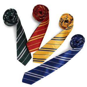 애니메이션 넥타이 해리스 매직 학교 할로윈 코스프레 러블리 의상 소품 능 직물 캐주얼 대학 배지 의상 넥타이 액세서리