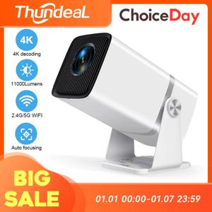 ThundeaL 4K 풀 HD 프로젝터 FHD TD80W 안드로이드 WiFi 3D 홈 시어터 TD80 휴대용 빔 프로젝터 회의 비디오 영화 PK HY320