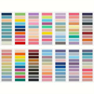 1200매/6매 800매/4매 600매/3개 색인 스티커, 투명 노트, 방수 스티커, 학교 사무실 독서 노트용 무작위 스티커