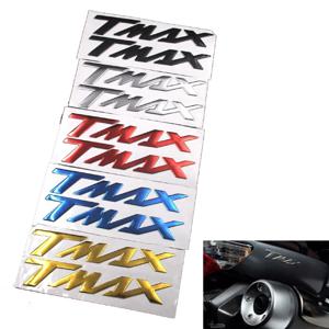2Pcs 3D 오토바이 오토바이 탱크 엠블럼 라벨 배지 스티커 데칼 for Yamaha TMAXT-MAX 500 530 TMAX500 TMAX530 스티커 Moto