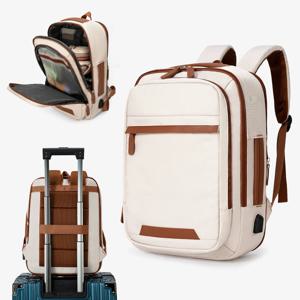 고품질 USB 충전식 배낭 남자 방수 가방 대형 노트북 배낭 남여 학교 가방 청소년 배낭