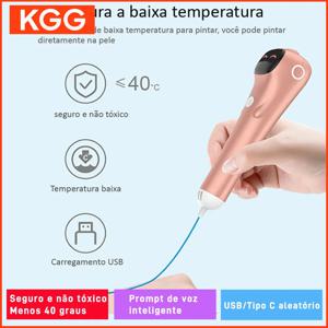 새로운 3D 펜 PCL 필라멘트 저온 Anti-Scald 3D 인쇄 펜 DIY 드로잉 장난감 소녀 소년 크리스마스 생일 선물 완구