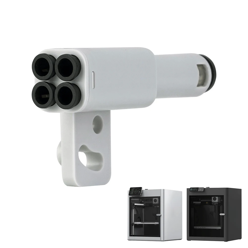 3D 프린터 부품 4in1 PTFE 어댑터 재질 파이프 확장 포트 AMS Connect 4 공급 모듈 (Bambulab X1/P1 X1C P1S P1P 용)