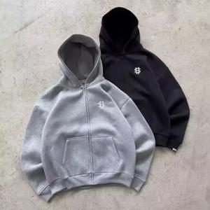 스트리트웨어 후드 세트 남성 Y2K 스트레이트 스웨트팬츠 패션 자수 로고 슈트 캐주얼 하이 스트리트 커플 트레이닝복