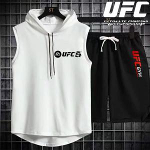 새로운 여름 남성 투피스 세트 캐주얼 티셔츠 반바지 세트 패션 반팔 트레이닝복 남녀 스포츠 슈트 후드 티셔츠