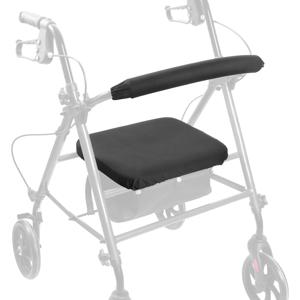 레페케 롤레이터 보행기 시트 및 등받이 커버 세탁 가능 방수 패드 조절 가능 보행기 쿠션