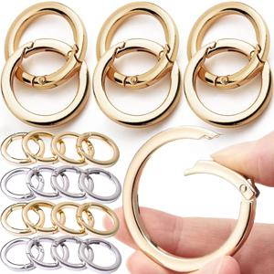 플랫 트리거 스프링 스프링 O 링 개폐식 키링 키 가죽 가방 핸드백 벨트 스트랩 펜던트 버클 스냅 클래스프 클립 훅