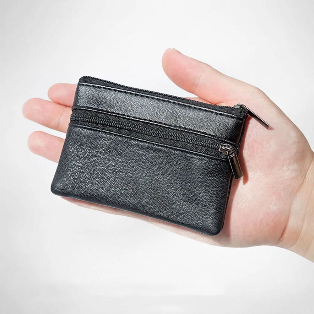 여성 남성 동전 지갑 남성용 소형 가방 지갑 잔돈 지갑 지퍼 머니백 어린이 미니 지갑 가죽 키 홀더 카르테이라 가방