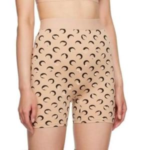 한국 여성 반바지 하이 스트리트 스파이시 걸 문 프린트 스포츠 레저 하이 웨이스트 슬림 핏 다용도 패션 반바지