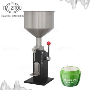 하이저우 DIY 병입 수동 압착식 액체/페이스트 충전기 5-100ml 스테인리스 스틸 크림/오일/화장품 병입기