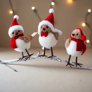 1/3개 크리스마스 폼 새 장식품 빨간 스카프 착용 휴일 트리 장식 홈 및 방 크리스마스 장면에 완벽한 크리스마스 트리 펜던트