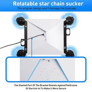 스타링크 미니 선루프 흡착 컵 브래킷 키트, 창문 및 선루프 브래킷, 스타링크 미니에 적합