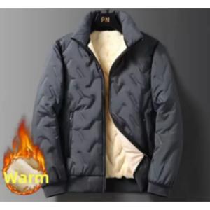 2025 겨울 남성용 재킷 두꺼운 따뜻한 솜 패딩 코트 패션 스탠드 칼라 지퍼 방한 파카 남성 재킷