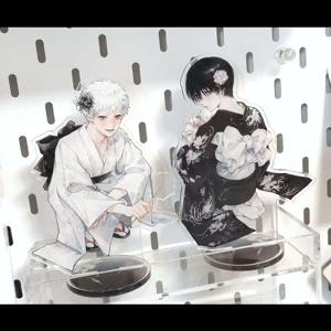 여름 히카루는 요시키 츠지나카가 죽었다 피규어 아크릴 스탠드 애니메이션 데스크탑 장식 소품 커플 선물 10cm