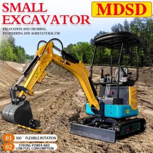 에너지 절약형 디젤 미니 굴삭기 1.8T 마이크로 굴착기 소형 굴삭기 저소음 EPA 인증 연료 효율적 장시간 작업용