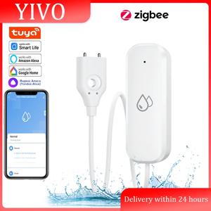Tuya/Ewelink ZigBee 물 센서 누수 경보 홍수 누수 감지기 스마트 홈 앱 원격 제어 스마트 홈 보안 보호