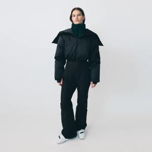 여성용 탈부착 가능한 후드 스키복 점프수트 겨울 스포츠 따뜻한 옷 야외 통근복 여성용 신상 캐주얼 의류