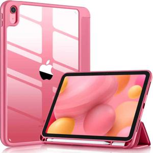 아이패드(A16) 11인치 2025 및 아이패드 10세대 10.9인치 2022용 케이스, 투명 후면 및 TPU 충격 방지 프레임 커버 펜슬 홀더