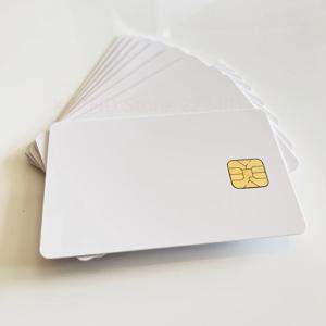 ISO7816 ePayment POS 시스템, 티켓 시스템, 액세스 시스템용 64K EEPROM 메모리 RFID 카드가 포함된 빈 AT24C64 칩 스마트 IC 카드