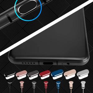 유형 C 전화 충전 포트 3.5mm 이어폰 잭 Sim 카드 USB C 먼지 플러그 삼성 S10 S9 S8 참고 8 9 화웨이 P10 P20 P30 프로