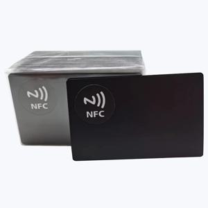 1PCS, 금속 NFC 카드 215/216 칩, 스마트 비즈니스 소셜 디지털 카드, 13.56MHZ