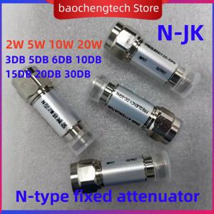 2와트 5와트 N형 고정 감쇠기 3DB 5DB 6DB 10DB 15DB 20DB 30dB N-JK 2W 5W 10W 20W DC-3GHZ RF 동축 감쇠기 DC-6G