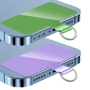 범용 휴대폰 분실 방지 랜야드 카드 개스킷 교체용 분리형 휴대폰 걸이식 코드 스트랩, TPU 패치 테더 패드