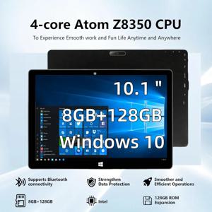 8GB RAM 128GB ROM 10.1 인치 Windows 10 태블릿 PC 64비트 Intel Atom x5-Z8350 CPU 1920 x 1200 IPS 1*USB 3.0 포트 AR10