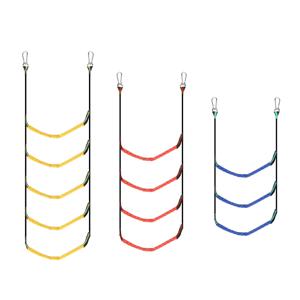 발사 사다리 보트 접이식 사다리 휴대용 요트 보트 측면 교수형 사다리 3/4/5 단계 보트 밧줄 사다리 탑승 소프트 사다리