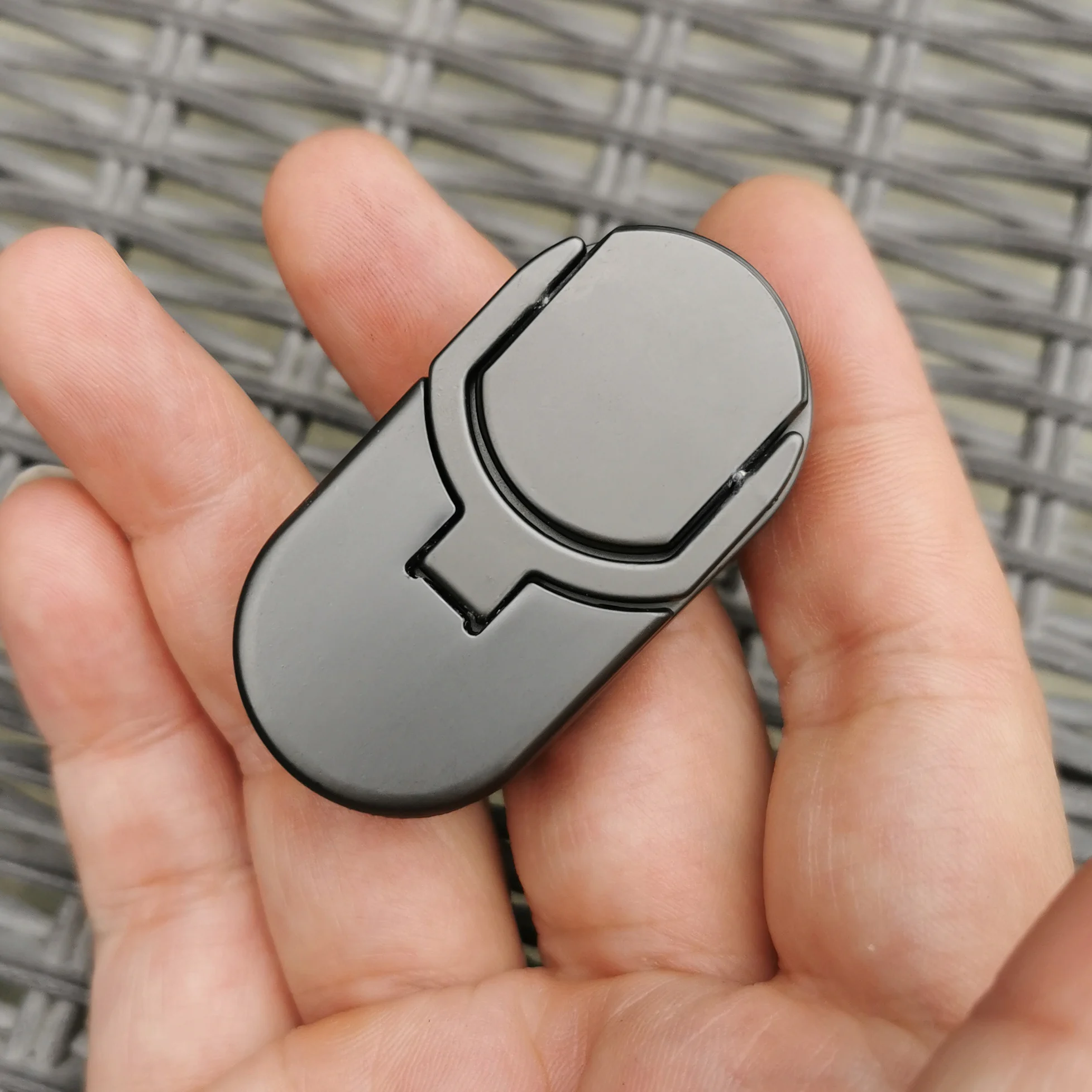 대상 푸시 슬라이더 Fidget 슬라이더 장난감 성인 금속 Fidget 장난감 손가락 푸시 스핀 동전 감압 장난감 EDC 햅틱 슬라이더 선물