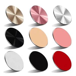 자기 자동차 전화 홀더에 대 한 얇은 금속 접시 디스크 자석 태블릿 책상 전화 자동차 스탠드 마운트 라운드에 대 한 철 시트 스티커 디스크